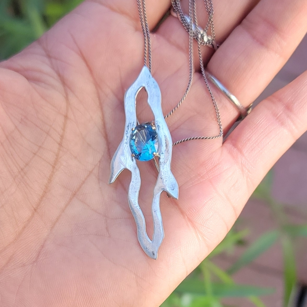 *Rare* Designer Signed Solid 925 Sterling Silver … - image 1